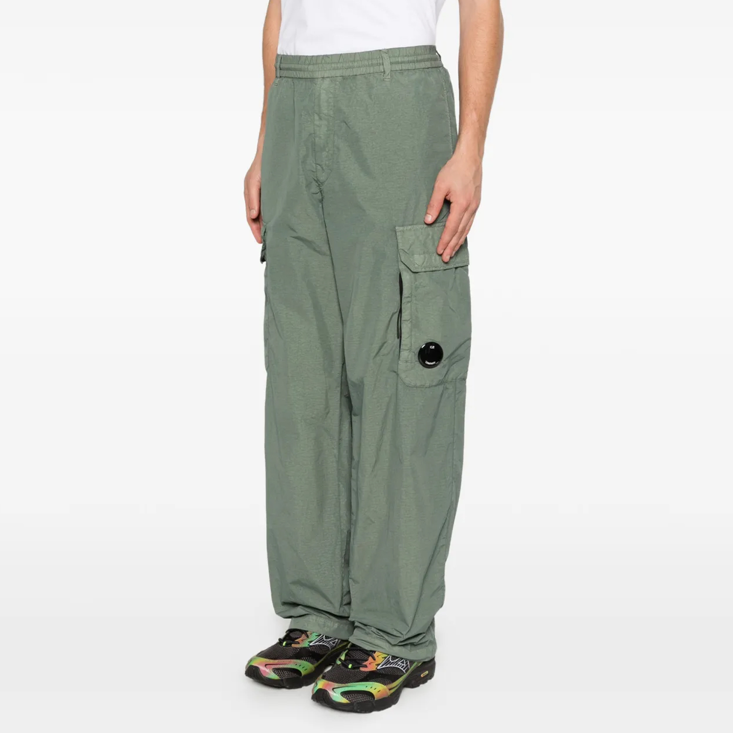 Штани CP Company Flatt Nylon Loose Cargo Lens Pants 20CMPA140A005991G 668