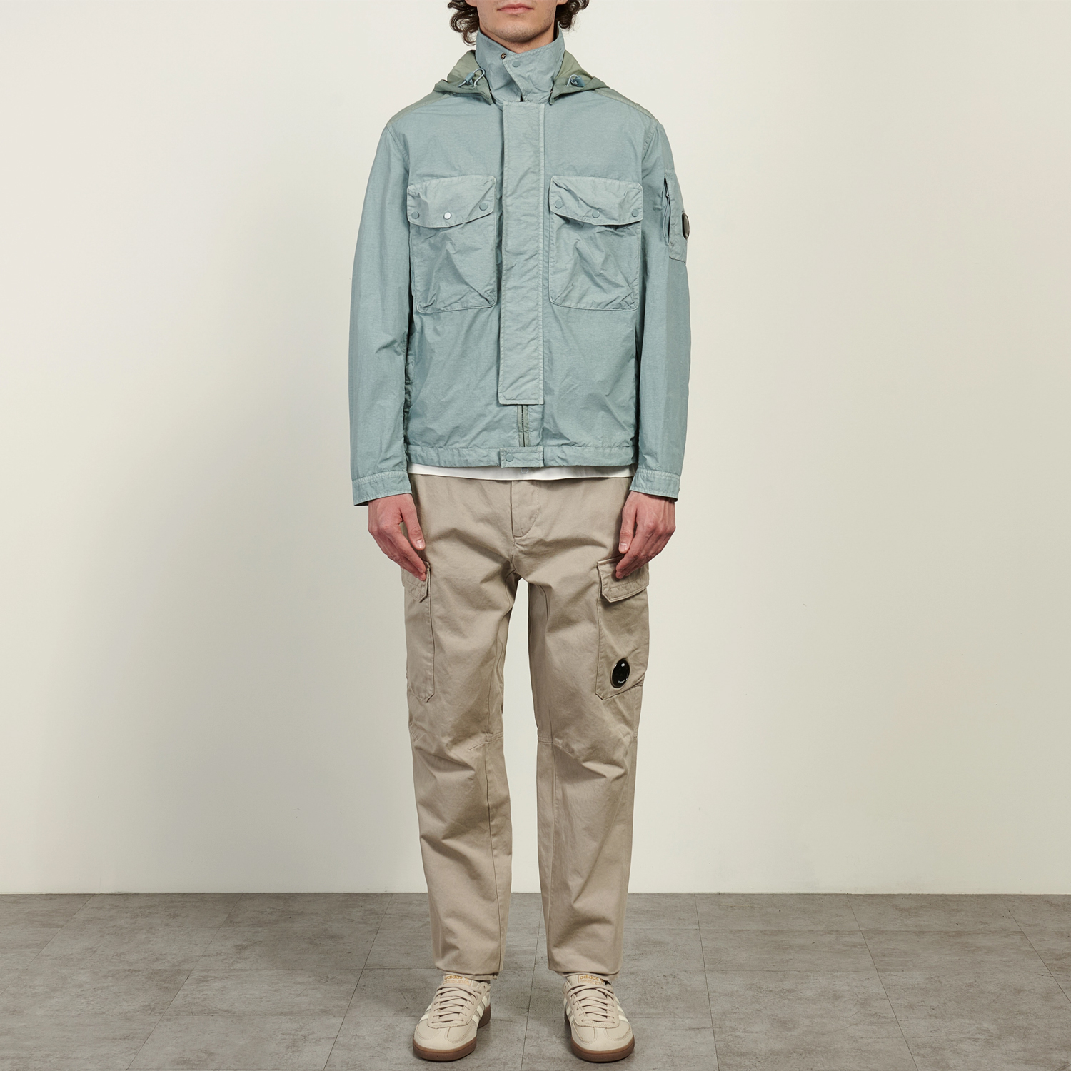 Брюки C.P. Company Cotton Gabardine Loose Cargo Pants 20CMPA185A110458G 904
