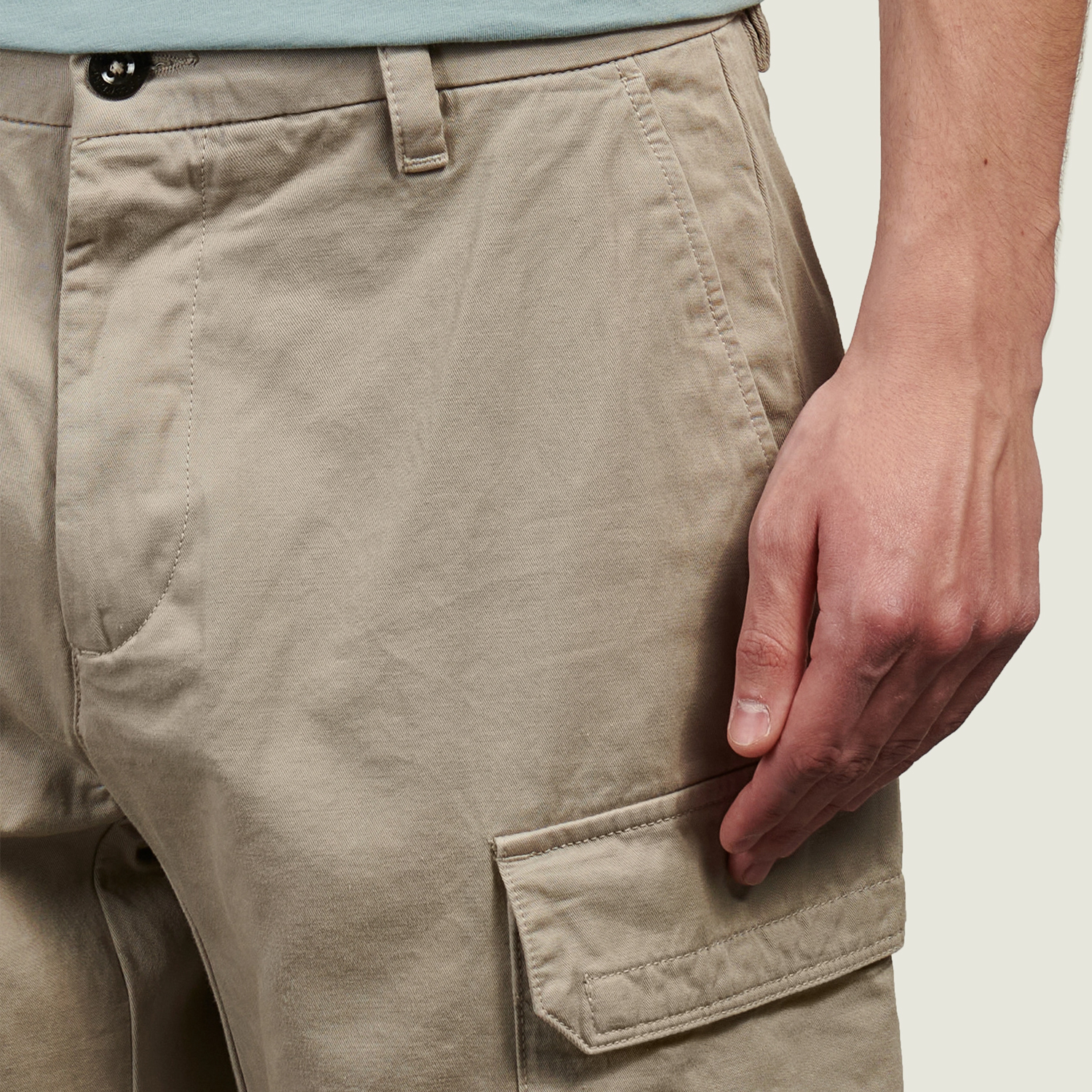 Брюки C.P. Company Cotton Gabardine Loose Cargo Pants 20CMPA185A110458G 904