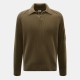 Свитер C.P. Company Chenille Cotton Lens Polo Sweater 21CMKN198A005558G 683