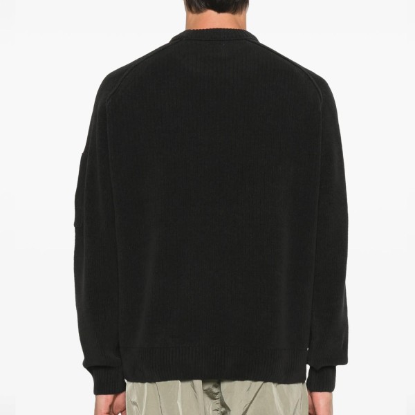 Светр CP Company Chenille Cotton Lens Crewneck Sweater 21CMKN196A005558G 999