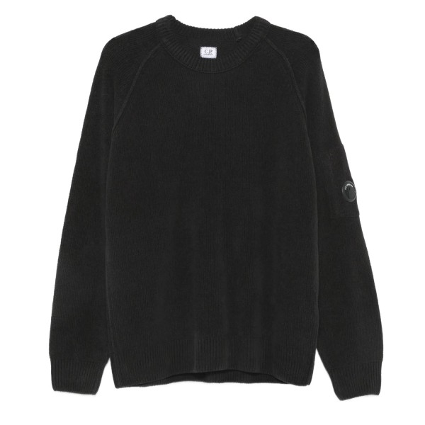 Светр CP Company Chenille Cotton Lens Crewneck Sweater 21CMKN196A005558G 999