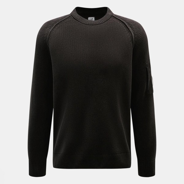 Светр CP Company Chenille Cotton Lens Crewneck Sweater 21CMKN196A005558G 999