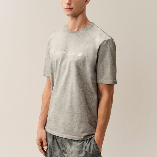 Футболка C.P. Company 30/2 Mercerized Jersey Twisted Short Sleeve Re-Colour T-Shirt 21CMTS178A110774S R90