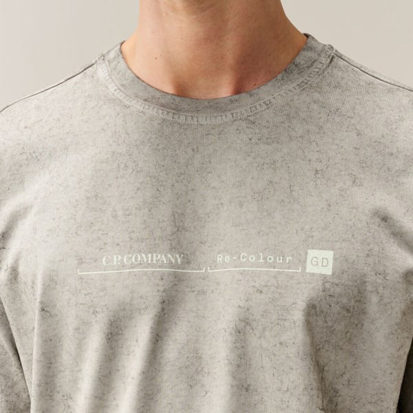 Футболка C.P. Company 30/2 Mercerized Jersey Twisted Short Sleeve Re-Colour T-Shirt 21CMTS178A110774S R90