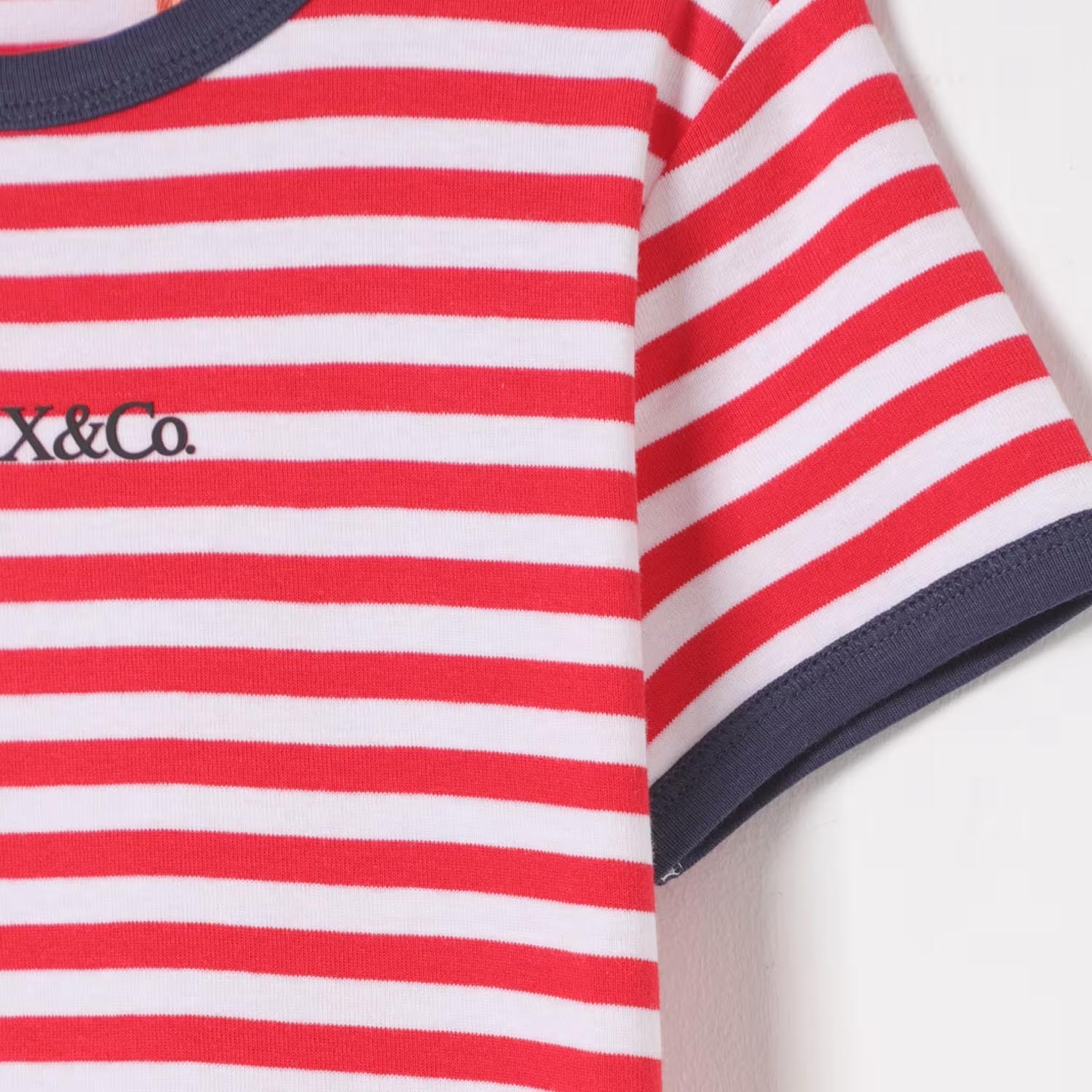 Дитяча футболка Max&Co MAXT18F red