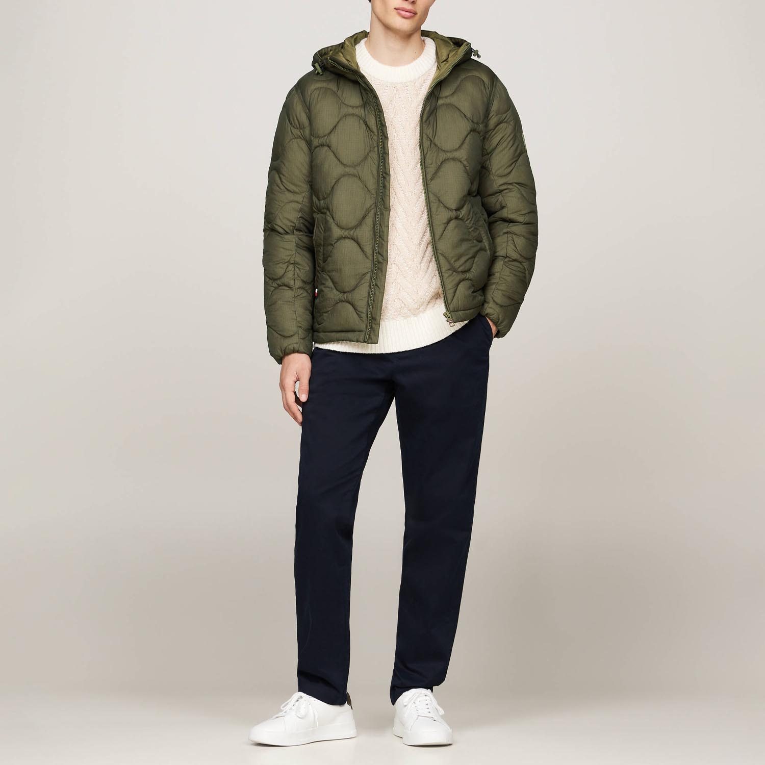 Куртка Tommy Hilfiger Onion Quilted Hooded Jacket MW0MW36585 RBN