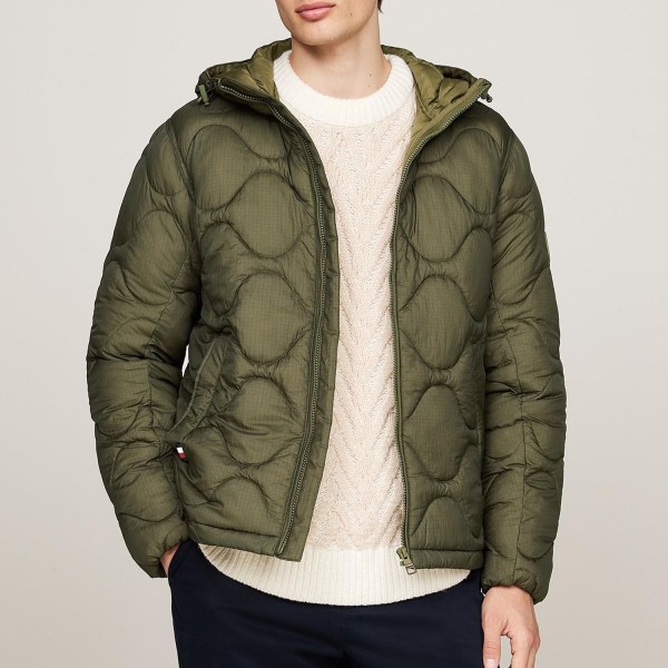 Куртка Tommy Hilfiger Onion Quilted Hooded Jacket MW0MW36585 RBN