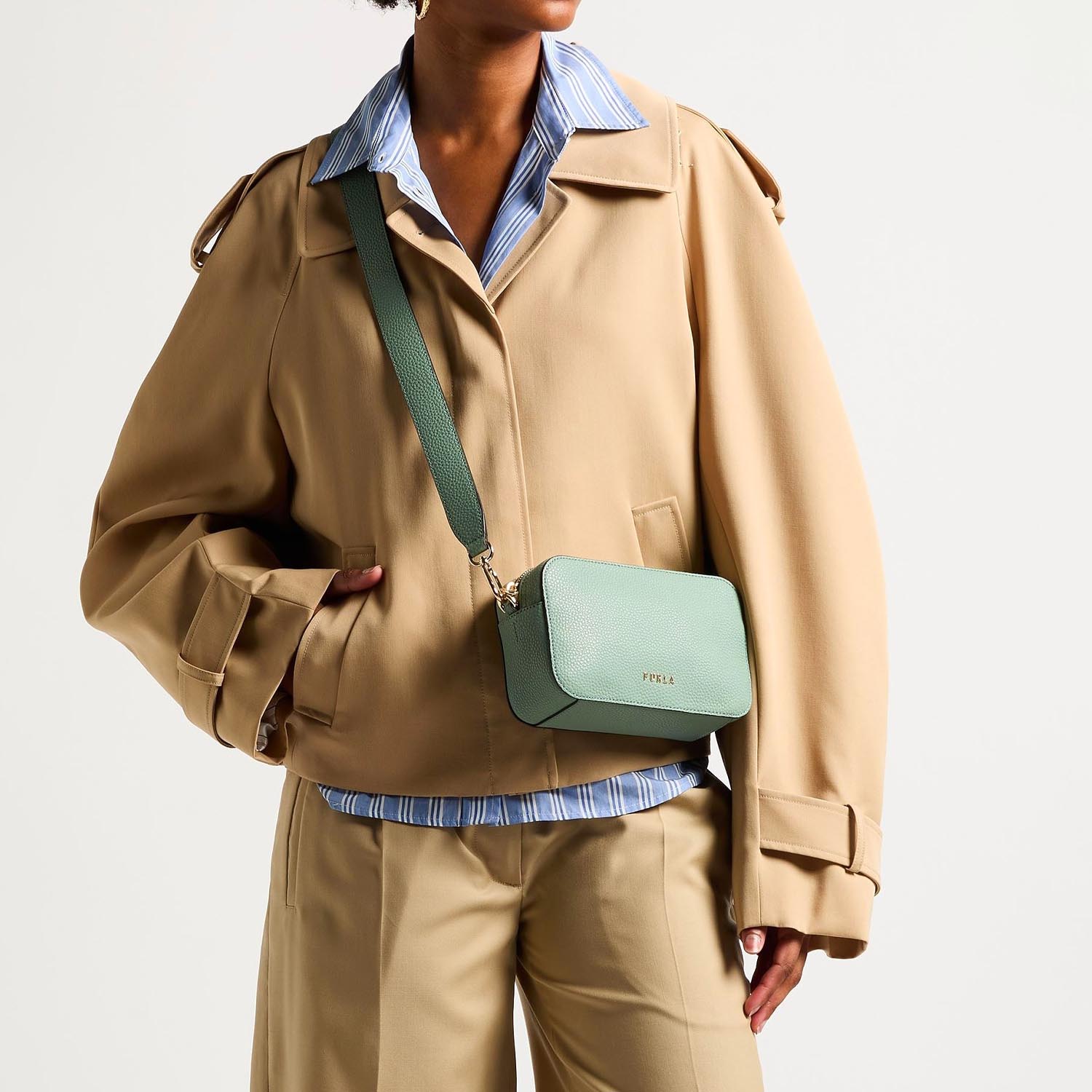 Сумка Furla Petunia Mini Crossbody Mineral Green