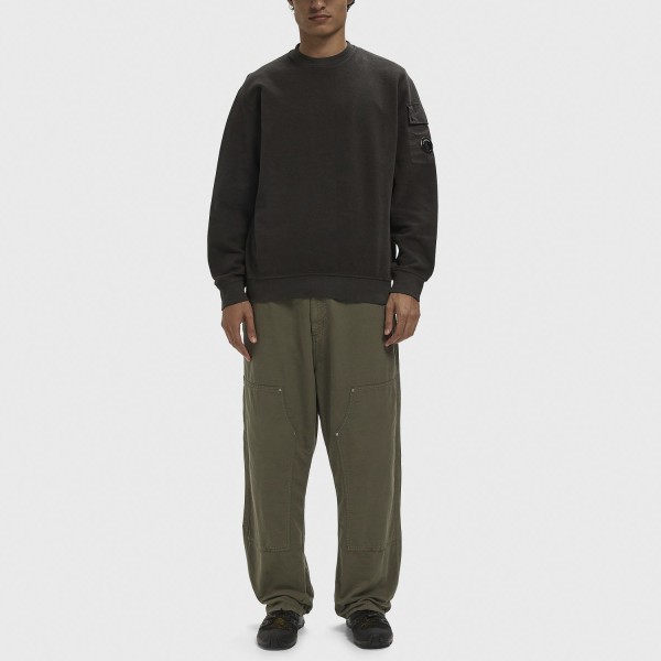 Свитшот C.P. Company Brushed Emerized Diagonal Fleece Crewneck Lens Sweatshirt 21CMSS192A006614G 999