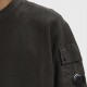 Свитшот C.P. Company Brushed Emerized Diagonal Fleece Crewneck Lens Sweatshirt 21CMSS192A006614G 999