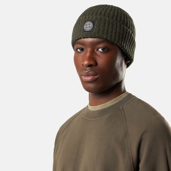 Шапка Stone Island N100012 LIGHT RWS GEELONG WOOLL2S15N100012S00B4 V005G