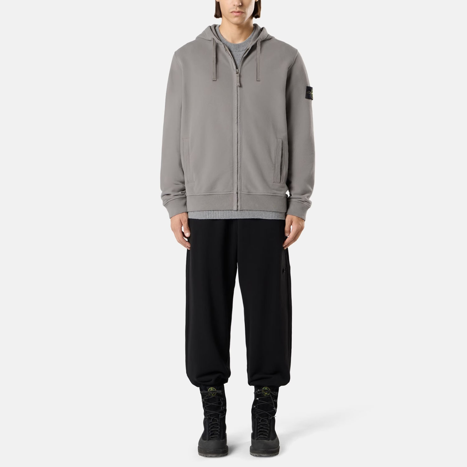 Худі Stone Island 6100067 BRUSHED ORGANIC COTTON FLEECE L2S156100067S0A20 V0060