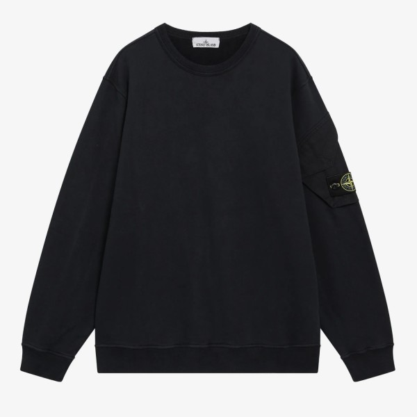Свитшот Stone Island 6100015 BRUSHED ORGANIC COTTON FLEECE L2S156100015S0A20 V0020