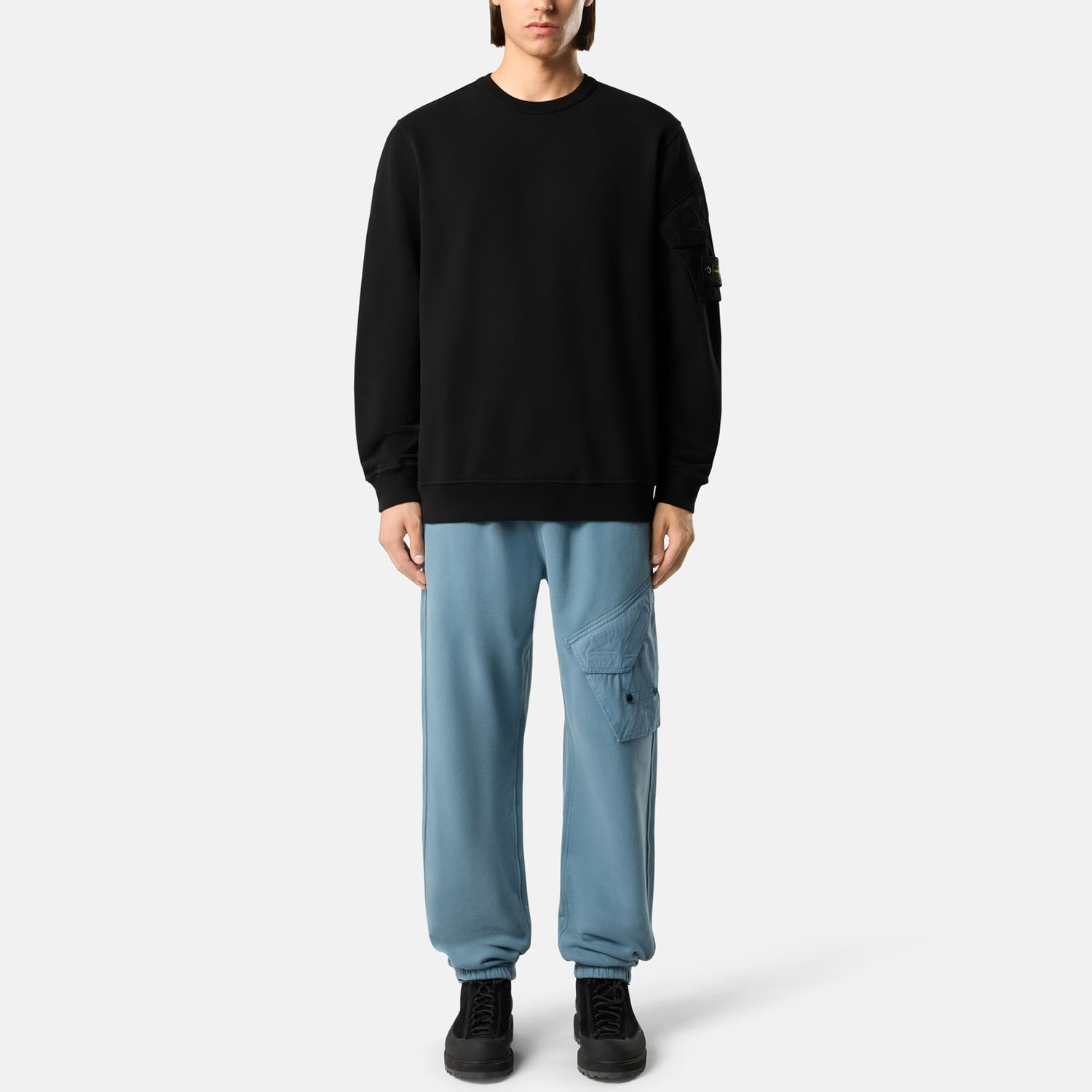 Світшот Stone Island 6100015 BRUSHED ORGANIC COTTON FLEECE L2S156100015S0A20 V0029