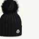 Шапка Moncler Wool Beanie with Pom Pom