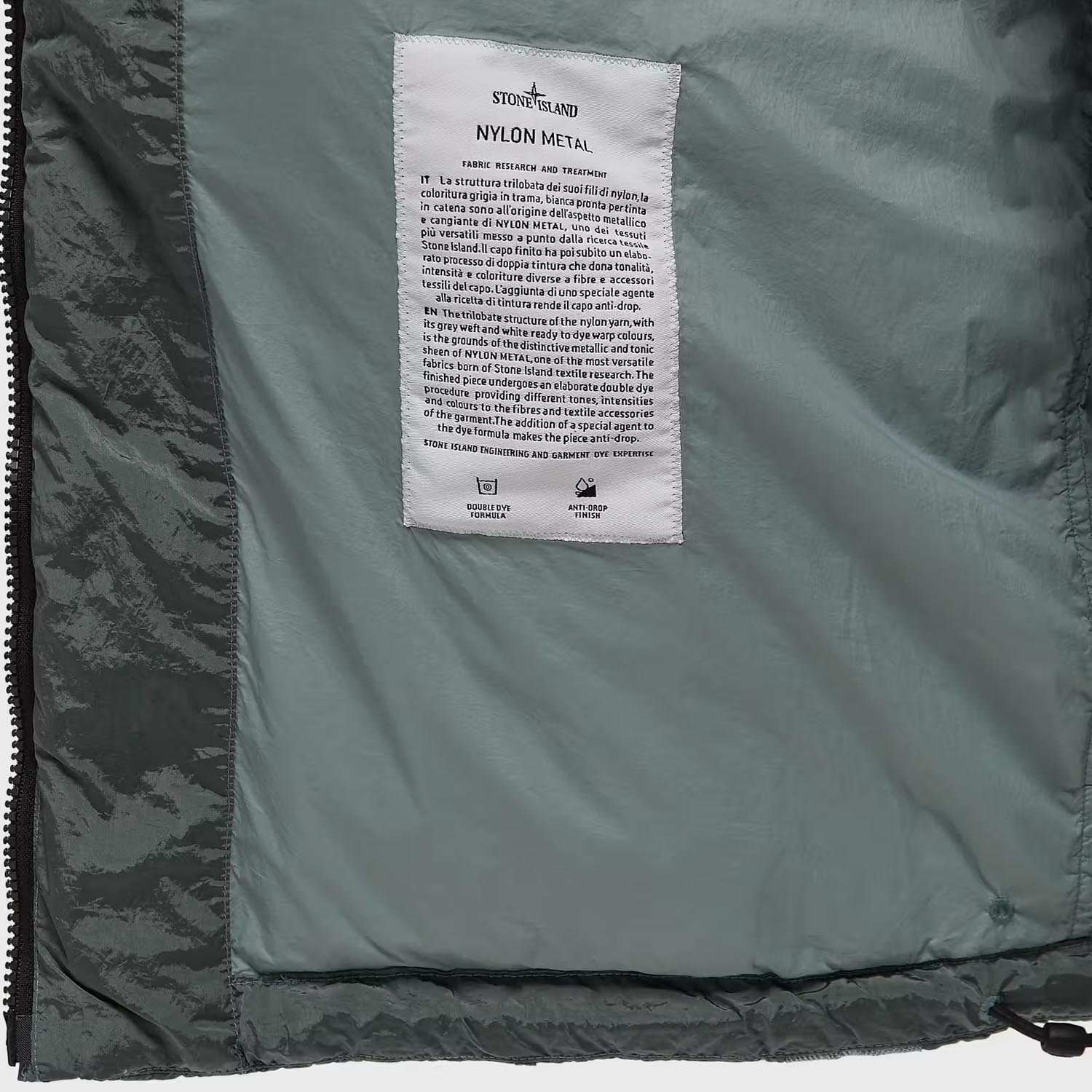 Чоловічий пуховик Stone Island Nylon Metal L2S154100019S0019 V005T