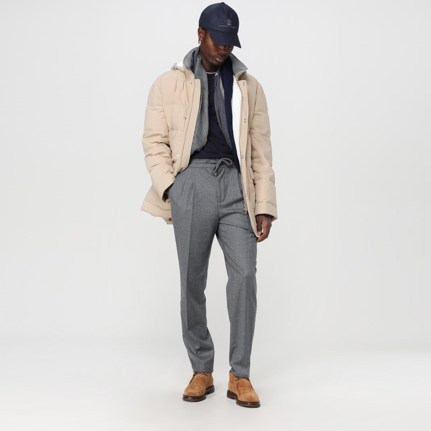 Чоловіча кепка Brunello Cucinelli M038P9850 CFM33
