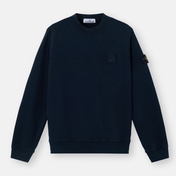 Свитшот Stone Island Brushed Organic Cotton Fleece L2S156100038S0A20 V0020