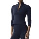 Кофта Alo Softsculpt Precision 1/4 Zip Long Sleeve W3967R Navy