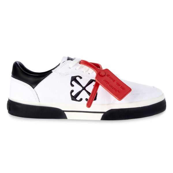 Кеды Off White Low Vulcanized Canvas White Black