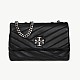 Сумка Tory Burch Kira Shevron Small Convertible Shoulder Bag Black/Rolled Nickel