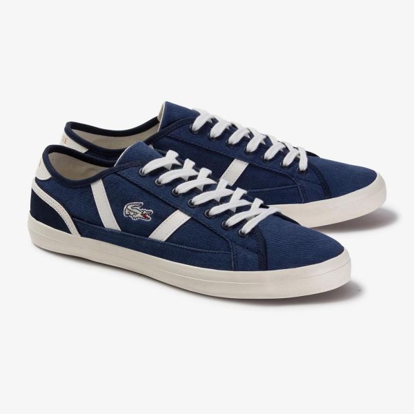 Кроссовки Lacoste Sideline 120 1 CMA CNV/LTH NVY/OFF WHT
