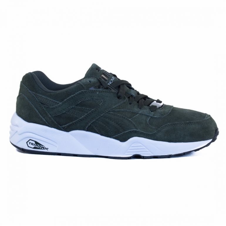 Кросівки PUMA R698 Allover Suede forest N7647.