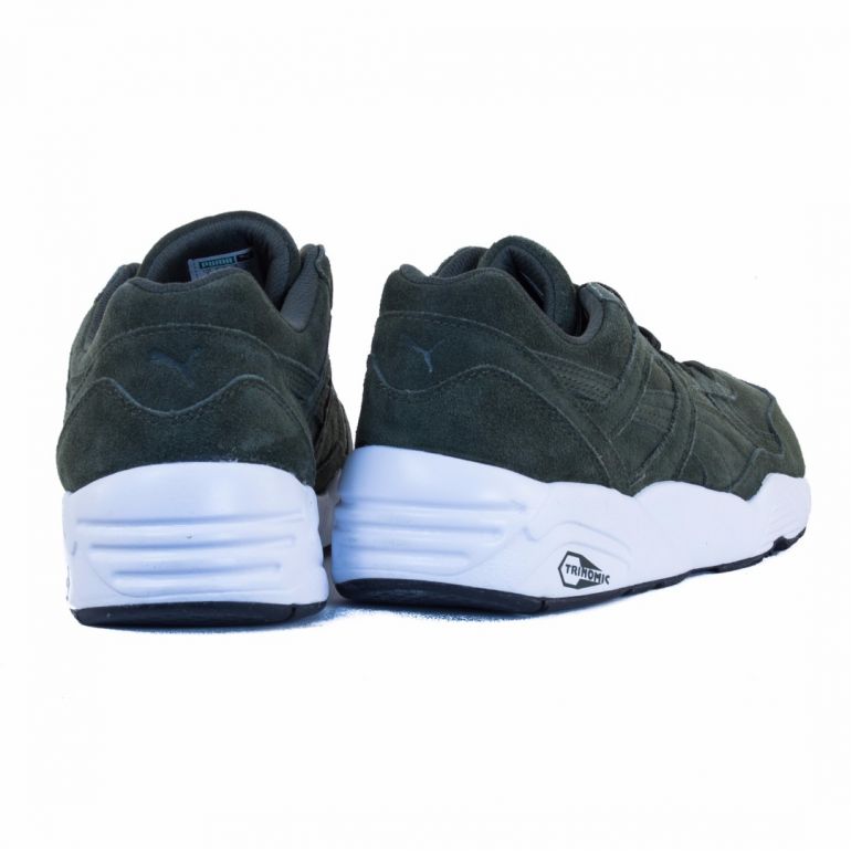 Кросівки PUMA R698 Allover Suede forest N7647.