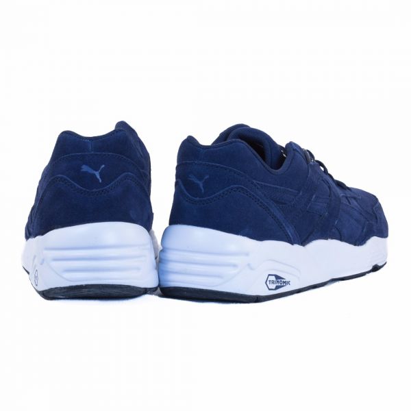 PUMA R698 Allover Suede peacoat N7646 brand centr