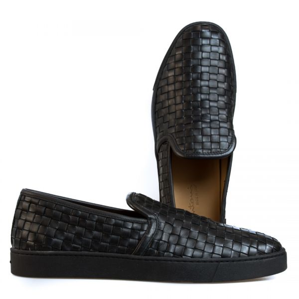 Слипоны Santoni MUGU20520NEREWOFN01.