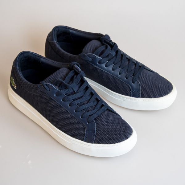 Кеди Lacoste L 12.12 BL 2 CAM NVY TEXTILE.