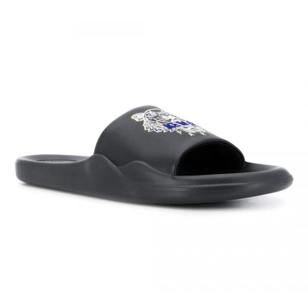 Шлепанцы Kenzo Pool mule tiger head.