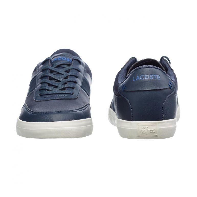 Кеди Lacoste Court-Master 319 CMA LTH/SYN NVY/OFF WHT.