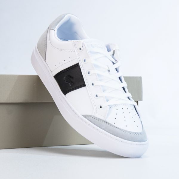 Кеды Lacoste Courtline 319 1 US CMA WHT/BLK Leather/suede.