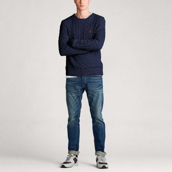 Свитер POLO Ralph Lauren M Classics Blue LSL-SWT.