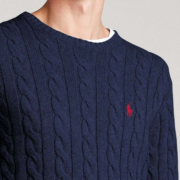 Свитер POLO Ralph Lauren M Classics Blue LSL-SWT.