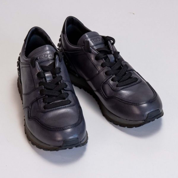 Кроссовки Tod's All Dots Spoiler Matt XH SCD Fumo Scuro Nero.