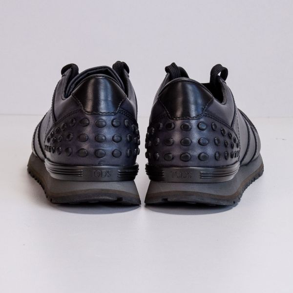 Кроссовки Tod's All Dots Spoiler Matt XH SCD Fumo Scuro Nero.