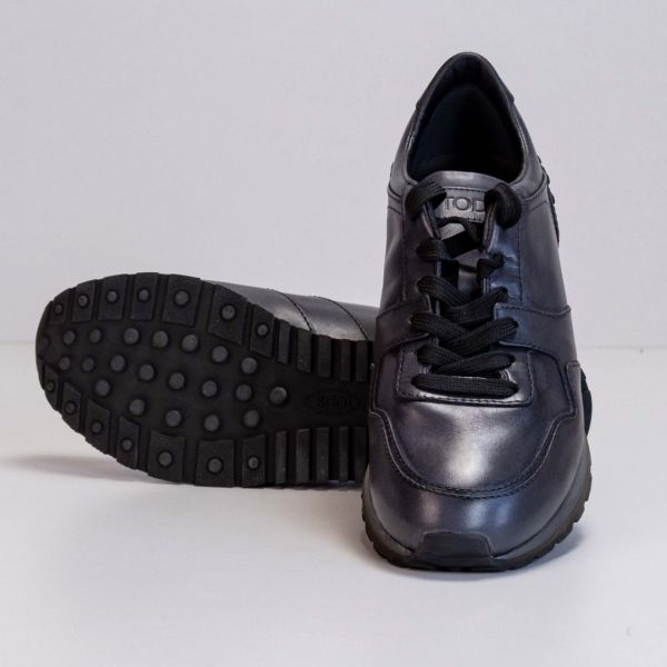 Кроссовки Tod's All Dots Spoiler Matt XH SCD Fumo Scuro Nero.