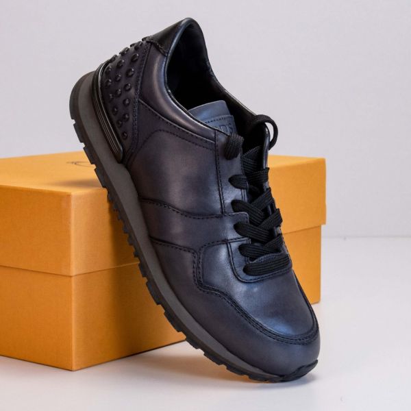 Кроссовки Tod's All Dots Spoiler Matt XH SCD Fumo Scuro Nero.