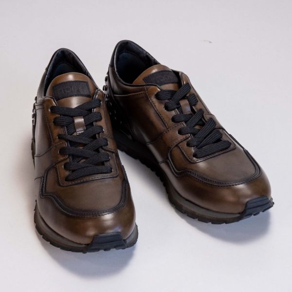 Кроссовки Tod's All Dots Spoiler Matt XH SCD Cacao Nero.