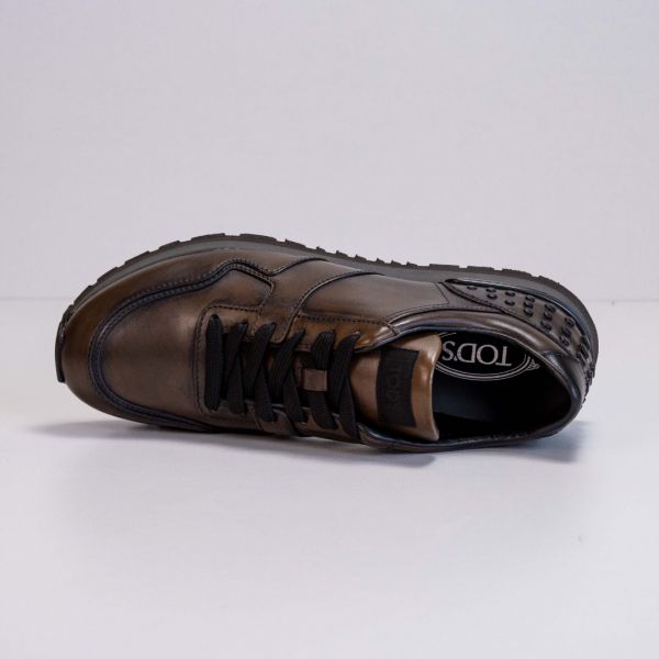 Кроссовки Tod's All Dots Spoiler Matt XH SCD Cacao Nero.