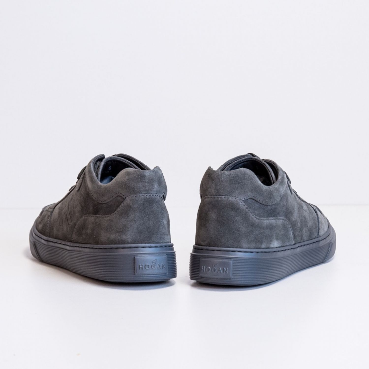 Hogan H365 Modello Mid Cut HG0 Grey brand centr
