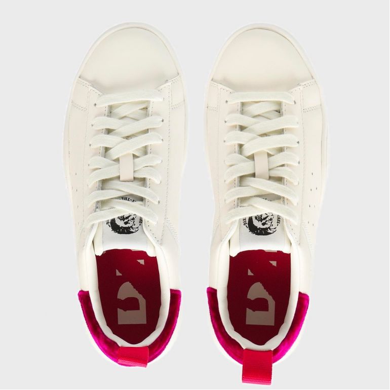 Кеди Diesel S-Clever Low W White/bright Rose.