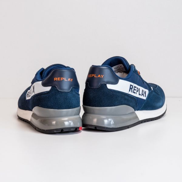 Кроссовки Replay Alvares 0195 Navy White.