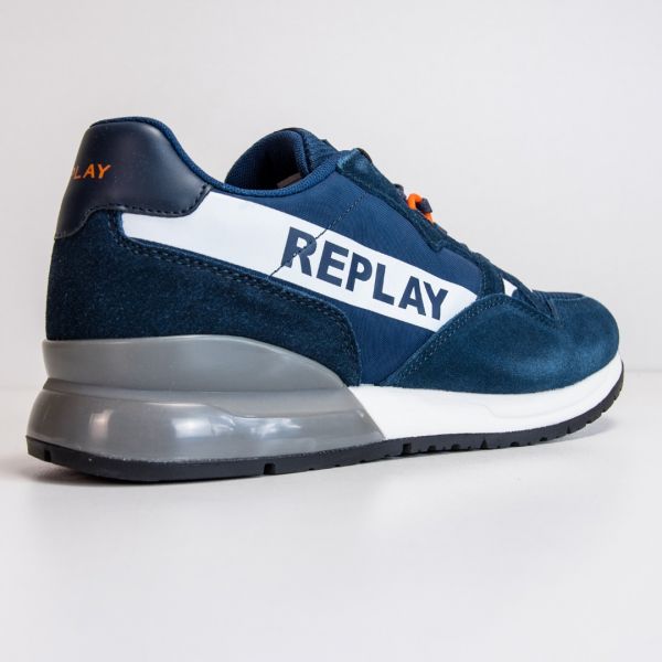Кроссовки Replay Alvares 0195 Navy White.