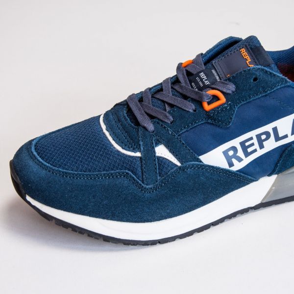 Кроссовки Replay Alvares 0195 Navy White.