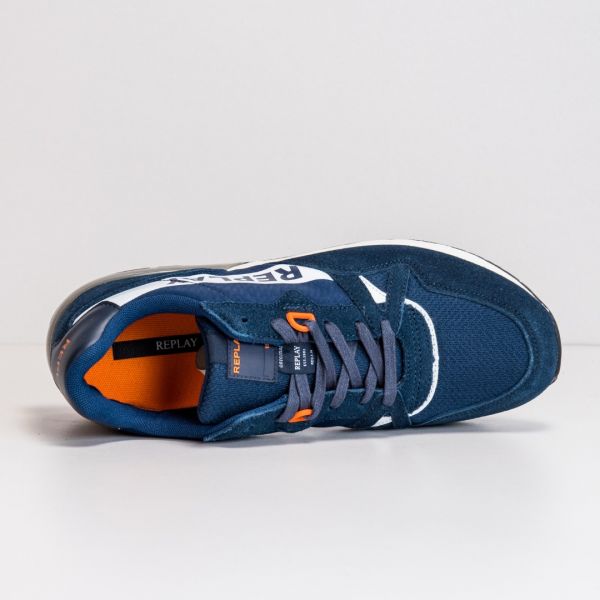 Кроссовки Replay Alvares 0195 Navy White.