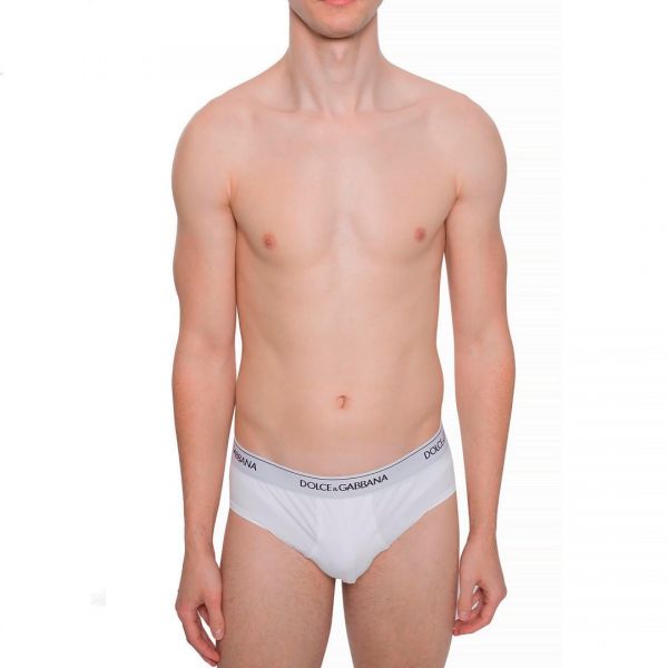 Брифы Dolce&Gabbana M9C03J FUGIW white.
